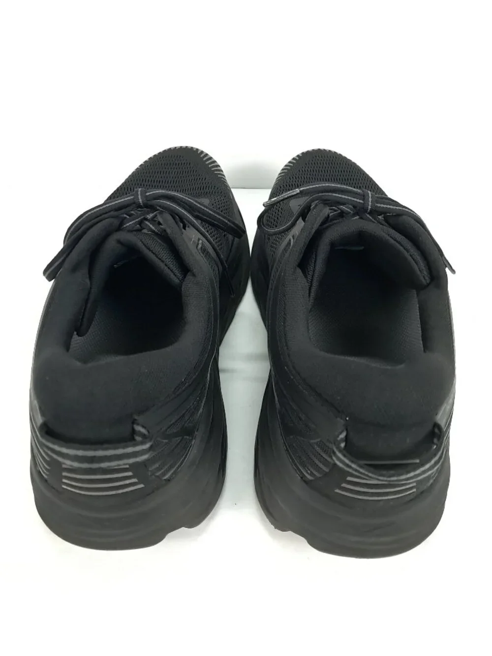 Hoka Bondi 7 Shoes Men 12 4E X-WIDE Black Athletic Cushion Sneakers 1117033 BBLC